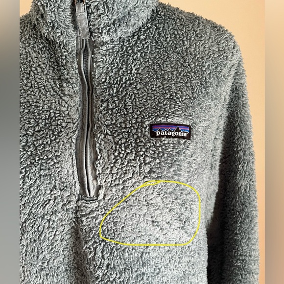 Patagonia Los Gatos Quarter-Zip Fleece Pullover sz L - Picture 10 of 12